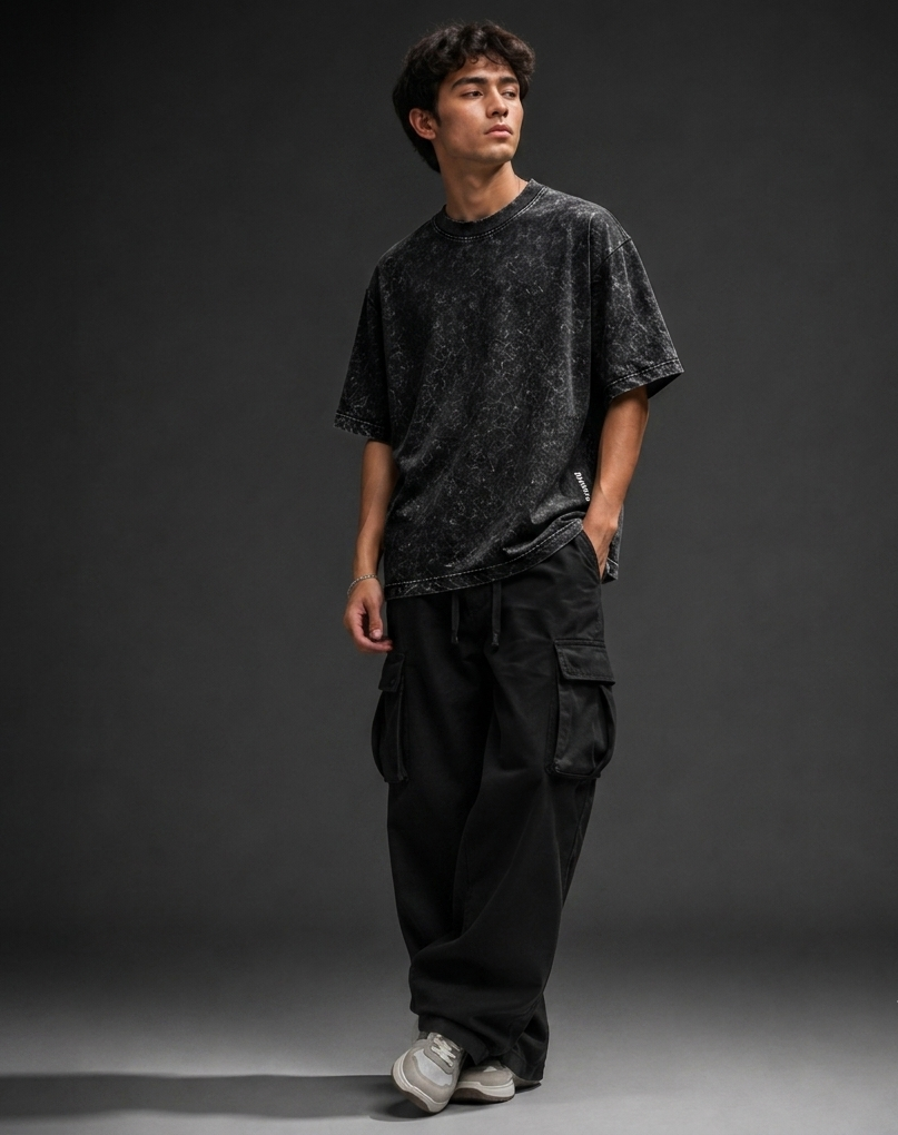 Acid wash || 100%Terry cotton