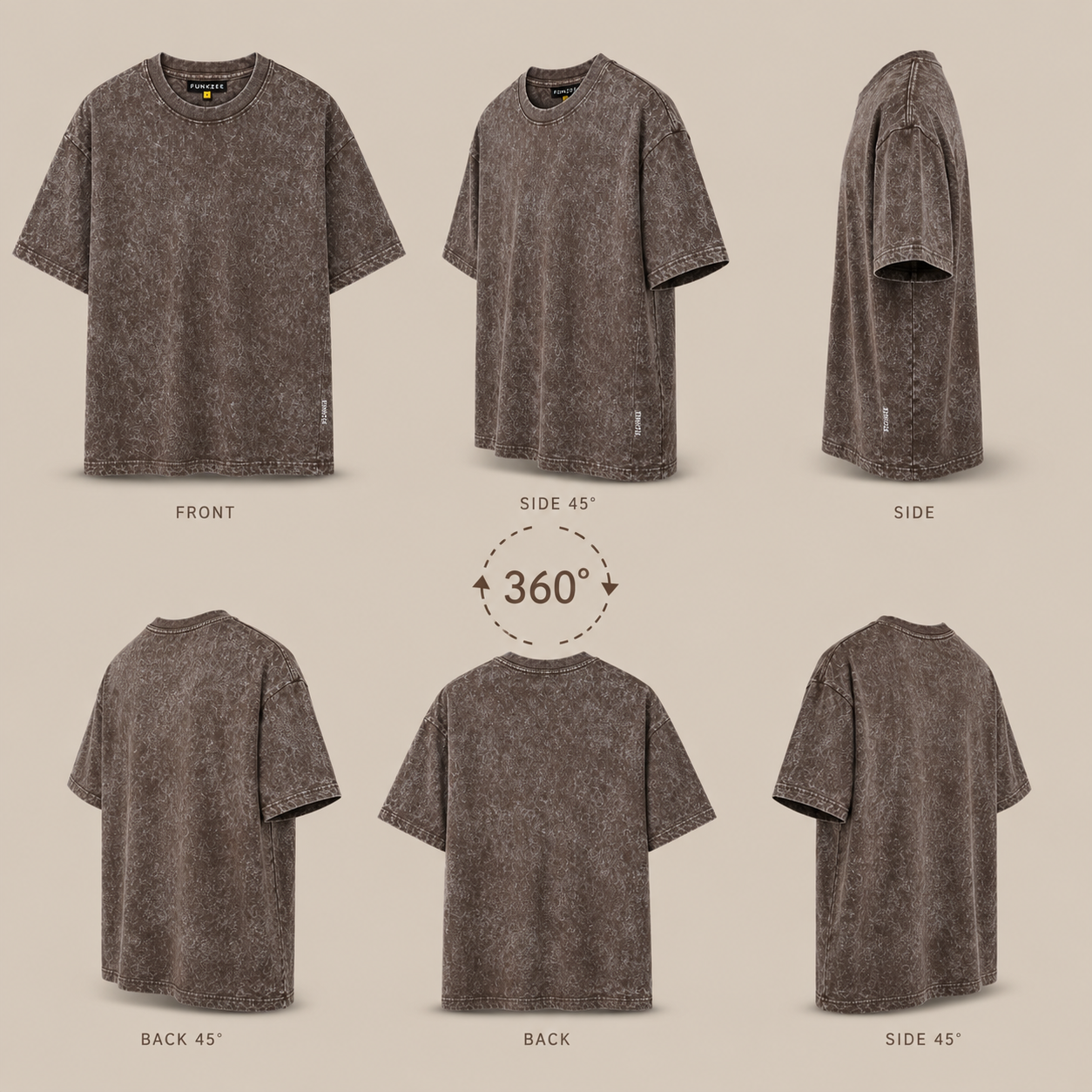 Acid wash || 100%Terry cotton