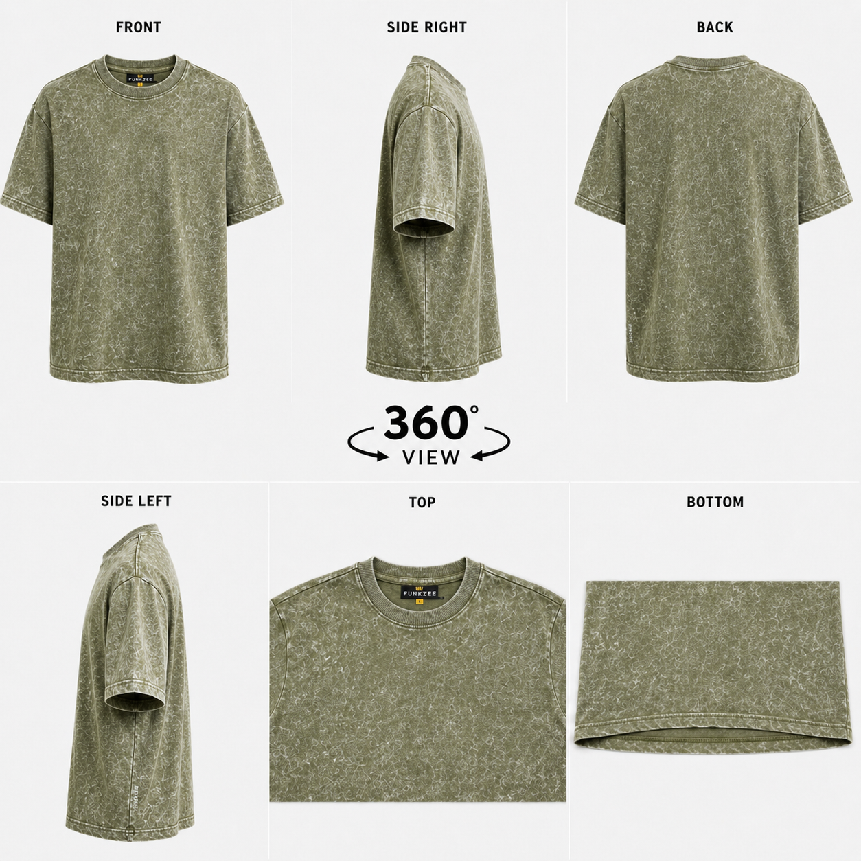 Acid wash || 100%Terry cotton