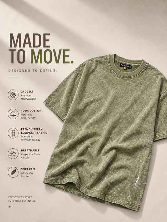 Acid wash || 100%Terry cotton